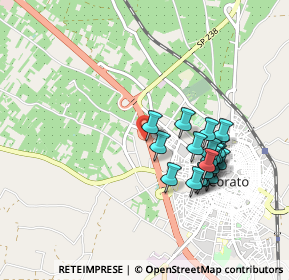 Mappa Viale delle Ninfee, 70033 Corato BA, Italia (0.917)