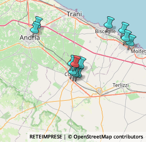 Mappa Via T. Cremona, 70033 Corato BA, Italia (6.99667)