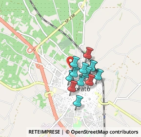 Mappa Via Eritrea, 70033 Corato BA, Italia (0.62231)