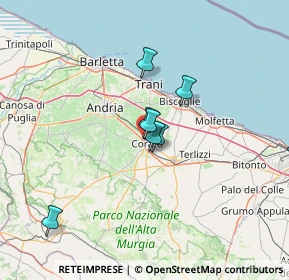 Mappa Via Traina Claudio, 70033 Corato BA, Italia (21.4325)