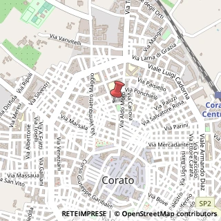 Mappa Via Mario Pagano, 10, 70033 Corato, Bari (Puglia)