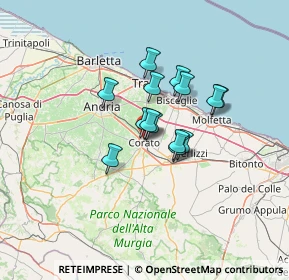 Mappa Via Aldo Moro, 70033 Corato BA, Italia (9.30786)