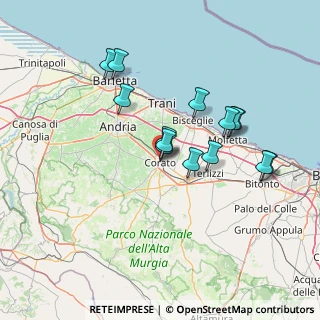 Mappa Via M. Pagano, 70033 Corato BA, Italia (13.25929)