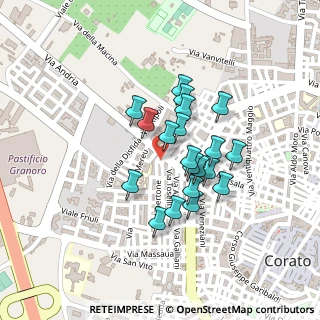 Mappa Via Antinori, 70033 Corato BA, Italia (0.177)