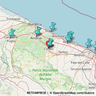 Mappa Via Antinori, 70033 Corato BA, Italia (15.20833)