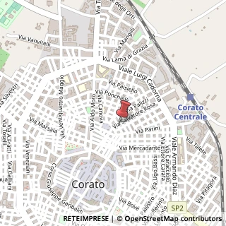 Mappa Via Salvator Rosa, 14, 70033 Corato, Bari (Puglia)