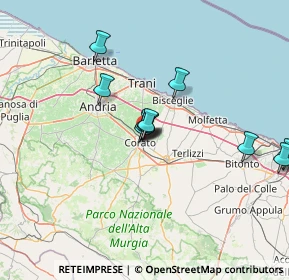 Mappa Via Fondo Griffi, 70033 Corato BA, Italia (17.46929)