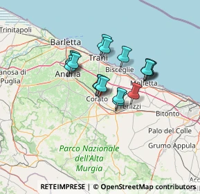 Mappa Via Fondo Griffi, 70033 Corato BA, Italia (10.55529)
