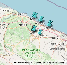 Mappa Via Fondo Griffi, 70033 Corato BA, Italia (9.00538)