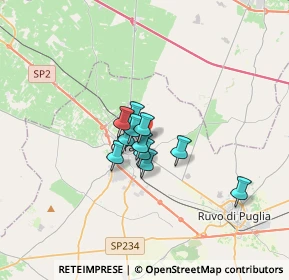 Mappa Via Fondo Griffi, 70033 Corato BA, Italia (2.03)