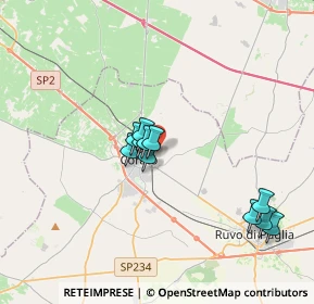 Mappa Via Fondo Griffi, 70033 Corato BA, Italia (3.28545)
