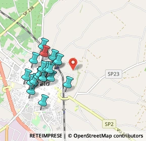 Mappa Via Fondo Griffi, 70033 Corato BA, Italia (1.0035)