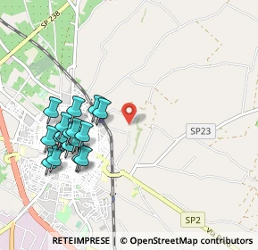 Mappa Via Fondo Griffi, 70033 Corato BA, Italia (1.11389)
