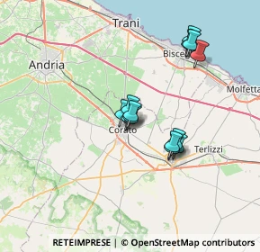 Mappa Via Fondo Griffi, 70033 Corato BA, Italia (5.86769)