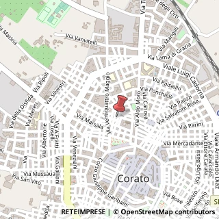 Mappa Piazza Guglielmo Oberdan, 23, 70033 Corato, Bari (Puglia)