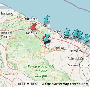 Mappa Via Vittor Pisani, 70033 Corato BA, Italia (11.82667)