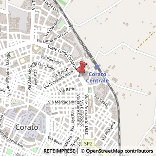 Mappa Viale L. Cadorna, 12/E, 70033 Corato, Bari (Puglia)
