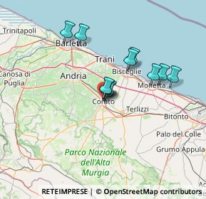 Mappa Via Abenavoli da Capua, 70033 Corato BA, Italia (11.33182)