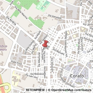 Mappa Via A. Fratti, 67, 70033 Corato, Bari (Puglia)