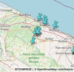 Mappa Via Bove, 70033 Corato BA, Italia (14.6725)