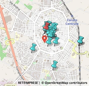 Mappa Piazza Indipendenza, 70033 Corato BA, Italia (0.3125)