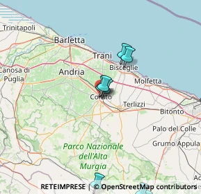 Mappa Via Caprera, 70033 Corato BA, Italia (28.70333)