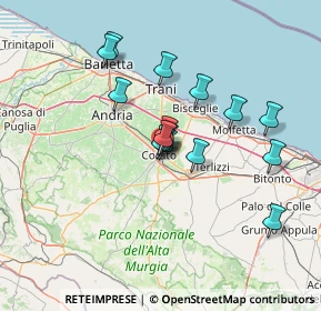 Mappa Piazza Ospedale, 70033 Corato BA, Italia (12.09333)