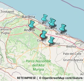 Mappa Via A. Negri, 70033 Corato BA, Italia (10.11267)