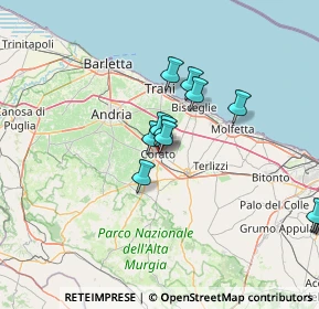 Mappa Via A. Negri, 70033 Corato BA, Italia (14.70583)