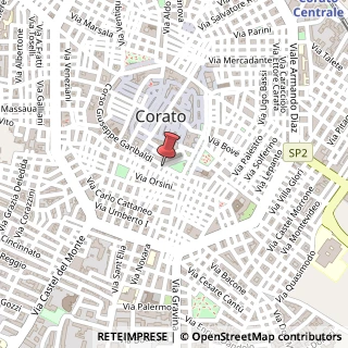 Mappa Largo Plebiscito, 60, 70033 Corato, Bari (Puglia)