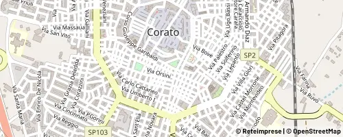 Mappa Corato