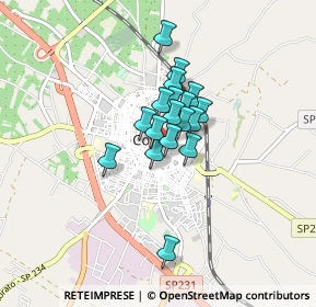 Mappa Via Metastasio, 70033 Corato BA, Italia (0.54056)