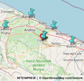 Mappa Via Metastasio, 70033 Corato BA, Italia (23.22417)