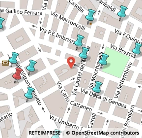 Mappa Via F. Cortese, 70033 Corato BA, Italia (0.122)