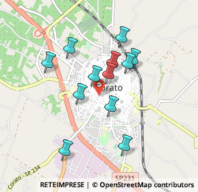 Mappa Via Carlo Cattaneo, 70033 Corato BA, Italia (0.825)