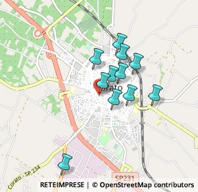 Mappa Via F. Cortese, 70033 Corato BA, Italia (0.71182)