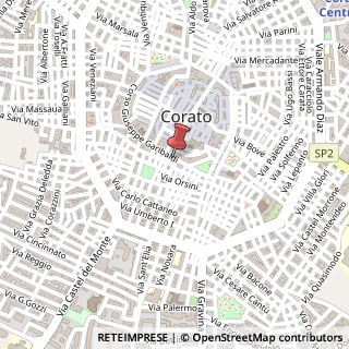 Mappa Corso Garibaldi, 136, 70033 Corato, Bari (Puglia)