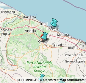 Mappa Via Giulio, 70033 Corato BA, Italia (28.66667)