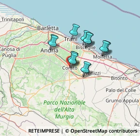 Mappa Via Giulio, 70033 Corato BA, Italia (10.20267)