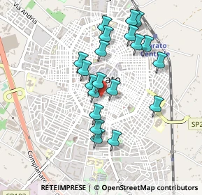 Mappa Via Giulio, 70033 Corato BA, Italia (0.44)