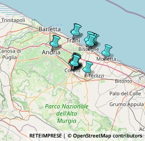 Mappa Vico Miani, 70033 Corato BA, Italia (7.0685)