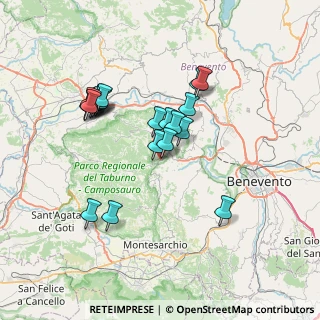 Mappa Viale Principe Umberto, 82038 Vitulano BN, Italia (6.9425)