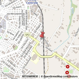 Mappa Via Filippo Meda, 20, 70033 Corato, Bari (Puglia)