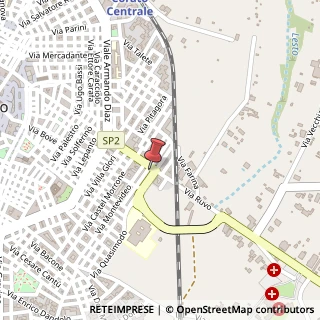 Mappa Via Teano, 8, 70033 Corato, Bari (Puglia)