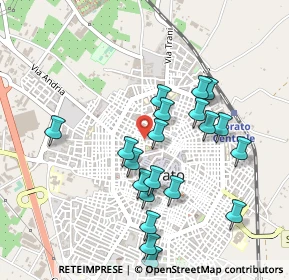 Mappa Via Brancaleone da Roma, 70033 Corato BA, Italia (0.4975)