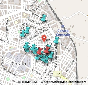 Mappa Via Piccinni, 70033 Corato BA, Italia (0.21)