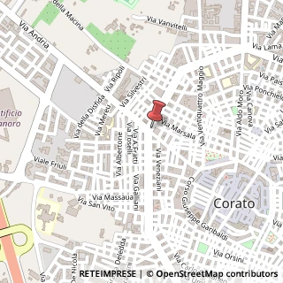 Mappa Via Ettore Fieramosca, 139, 70033 Corato, Bari (Puglia)