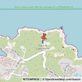 Mappa Via del Faro, 07021 Porto Cervo SS, Italia, 07021 Arzachena, Sassari (Sardegna)