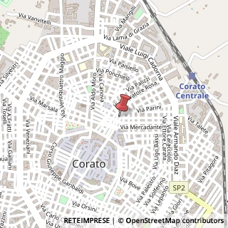 Mappa Piazza Principessa Margherita, 9, 70033 Corato, Bari (Puglia)