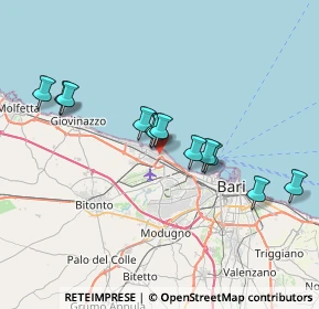 Mappa Via Alfredo Spilotros, 70128 Bari BA, Italia (6.7075)